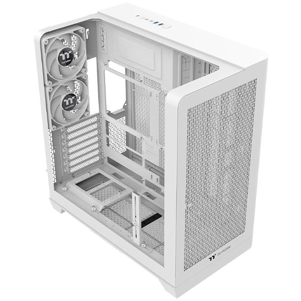 GABINETE THERMALTAKE VIEW 390 AIR TG CURVO 2FAN SNOW WHITE