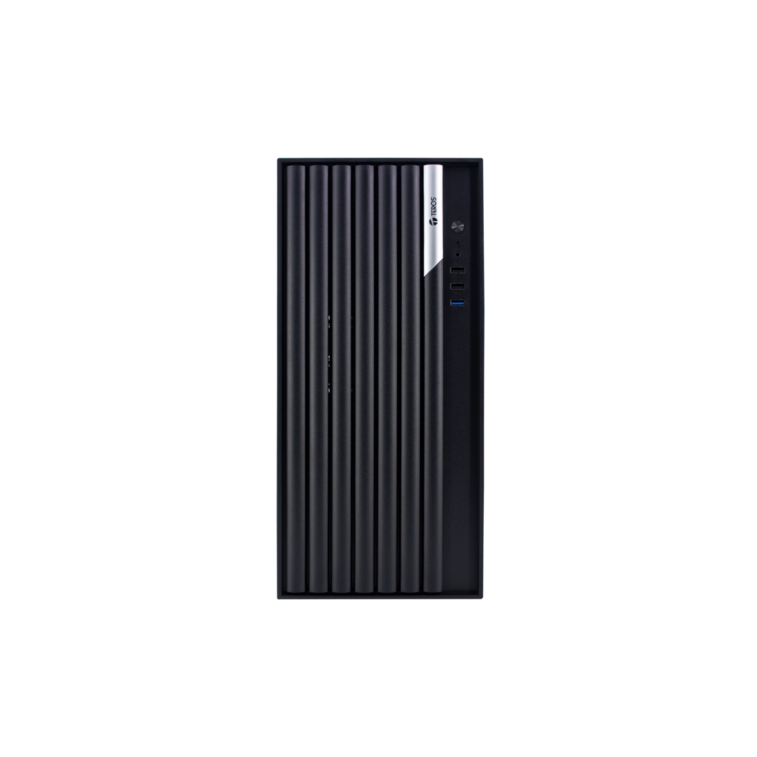 Gabinete Teros TE-1036S Mid Tower Fans 120cm c/Fuente 250W Black