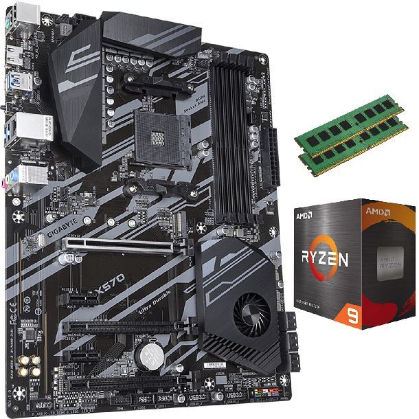 COMBO AMD RYZEN 7 9800X3D+B850+2X16GB 5200