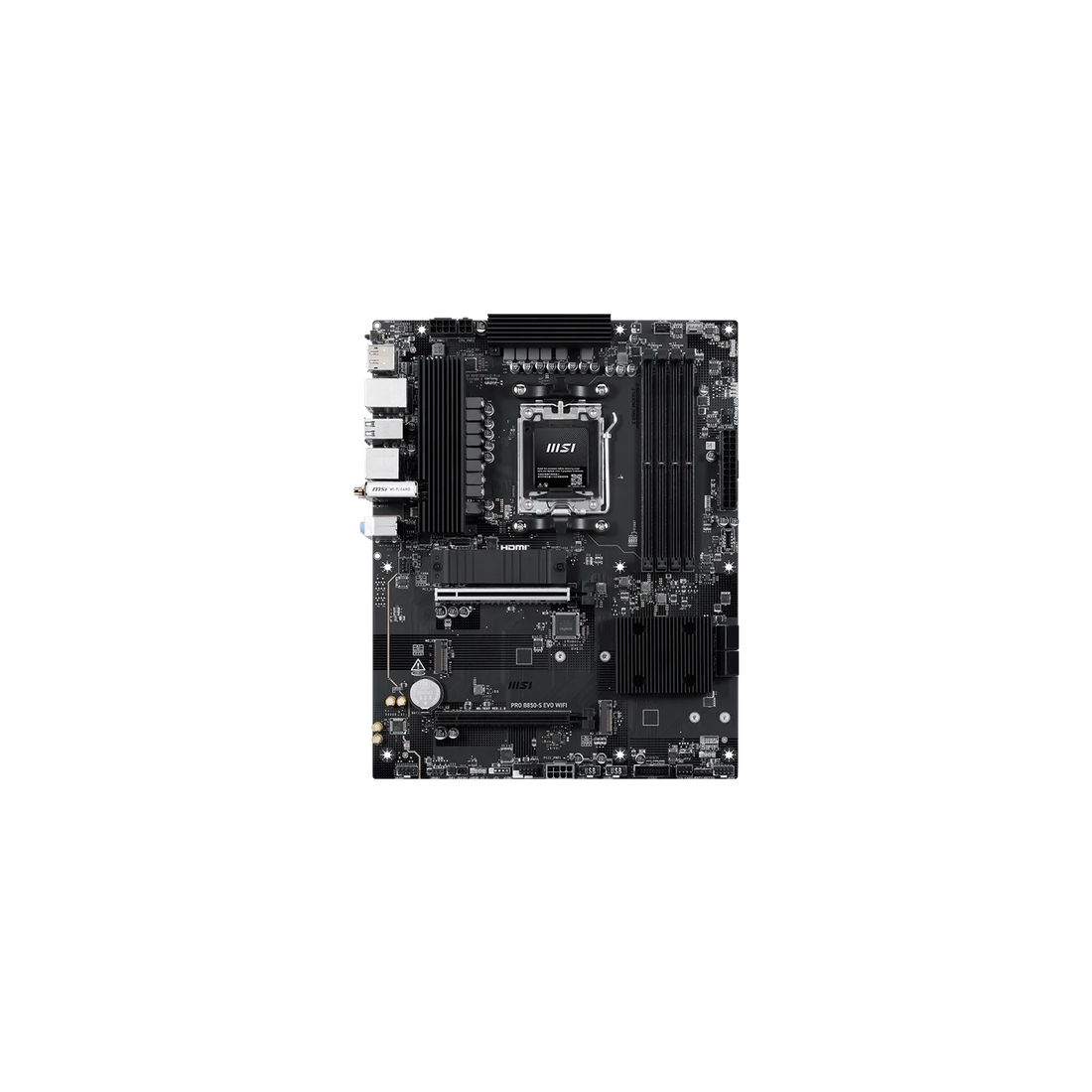 Mother MSI PRO B850-S EVO WIFI DDR5 AM5 (Serie 7000/8000/9000) (2765)