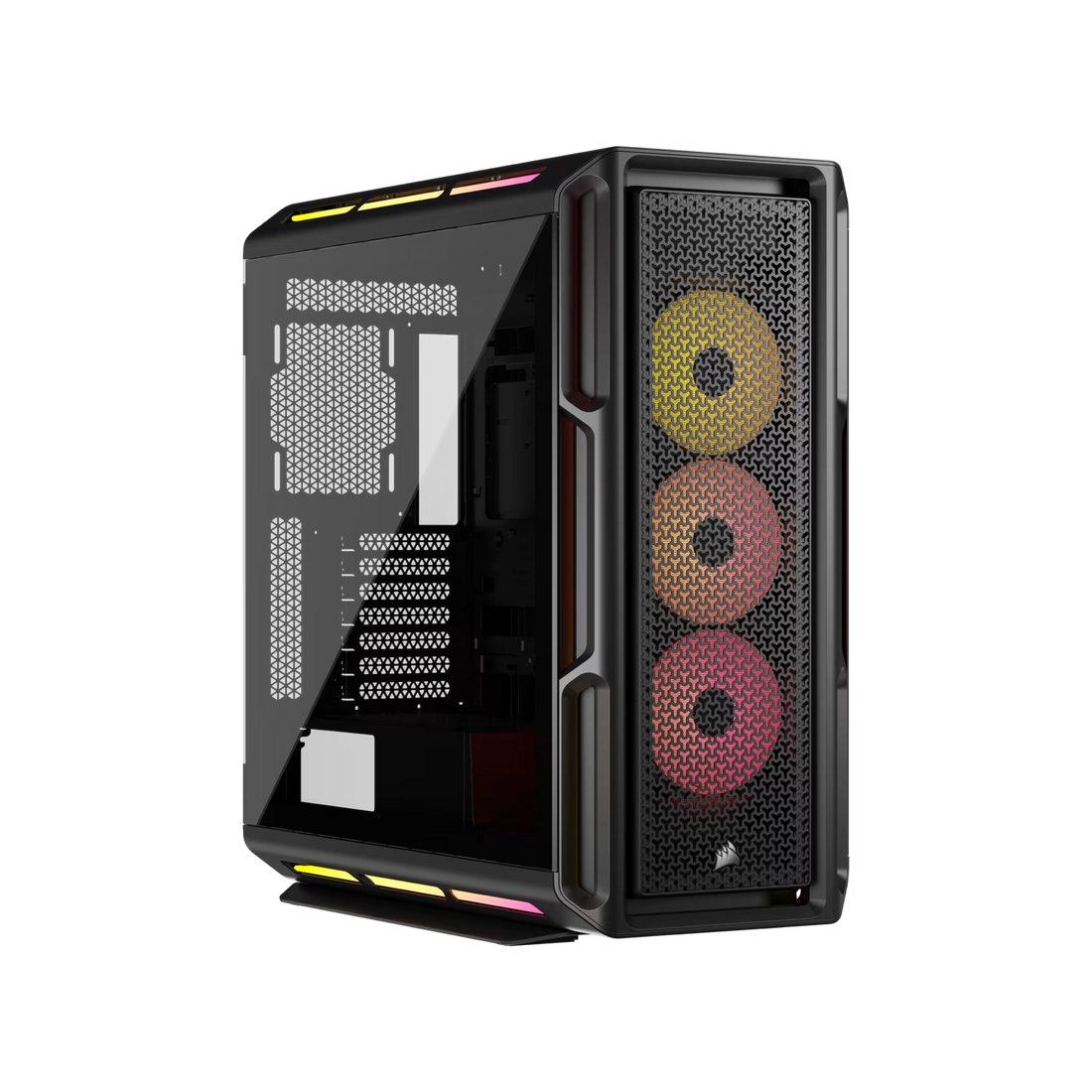 Gabinete Corsair iCUE LINK 5000T LX RGB Mid-Tower Fan x3 Black (7739)