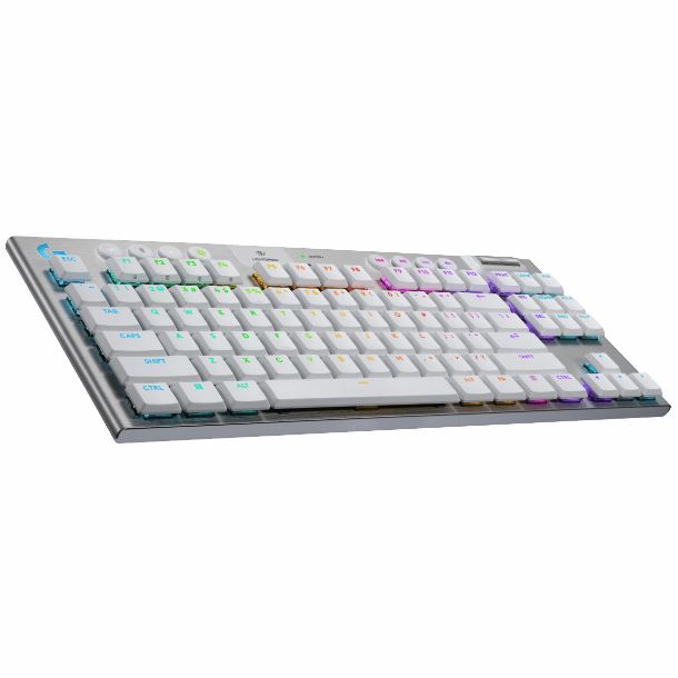 TECLADO WIRELESS LOGITECH G915 X LIGHTSPEED TKL RGB TACTILE WHITE 920-012732