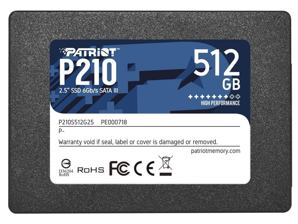PATRIOT Discos SSD P210S512G25 512 GB 2.5-inch - imagen 2