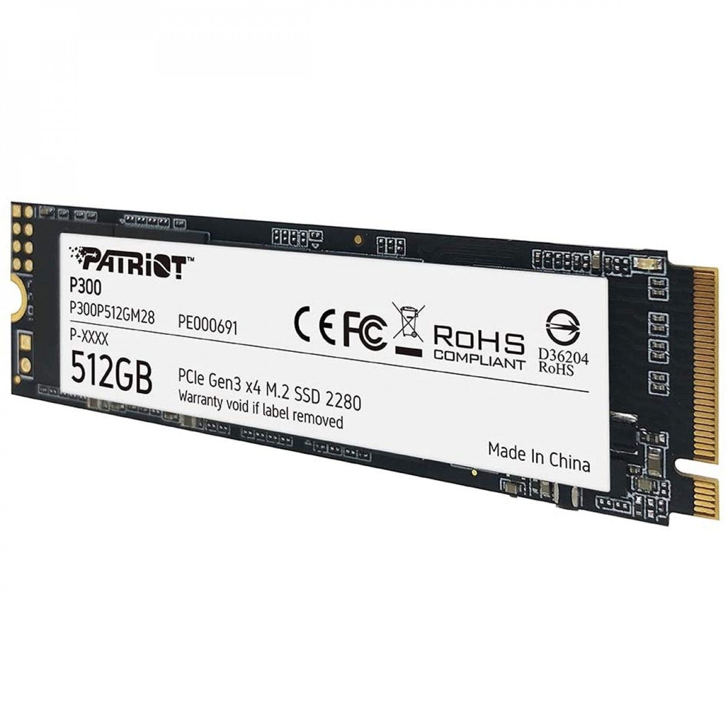 PATRIOT Discos SSD P300P512GM28 512 GB M.2 - imagen 2