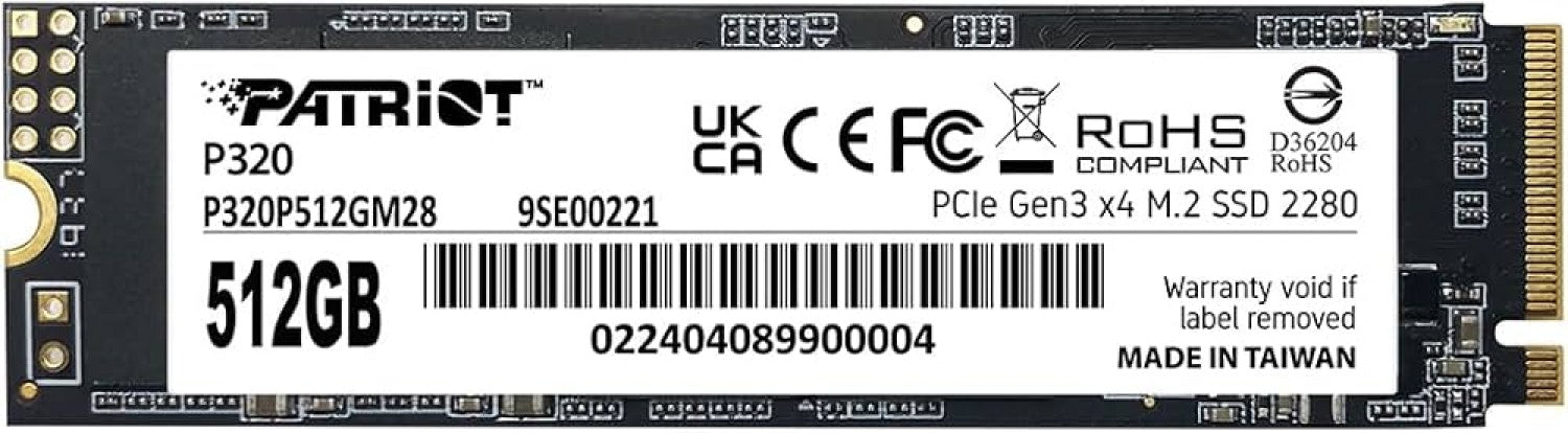 PATRIOT Discos SSD P320P512GM28 512 GB M.2 - imagen 2