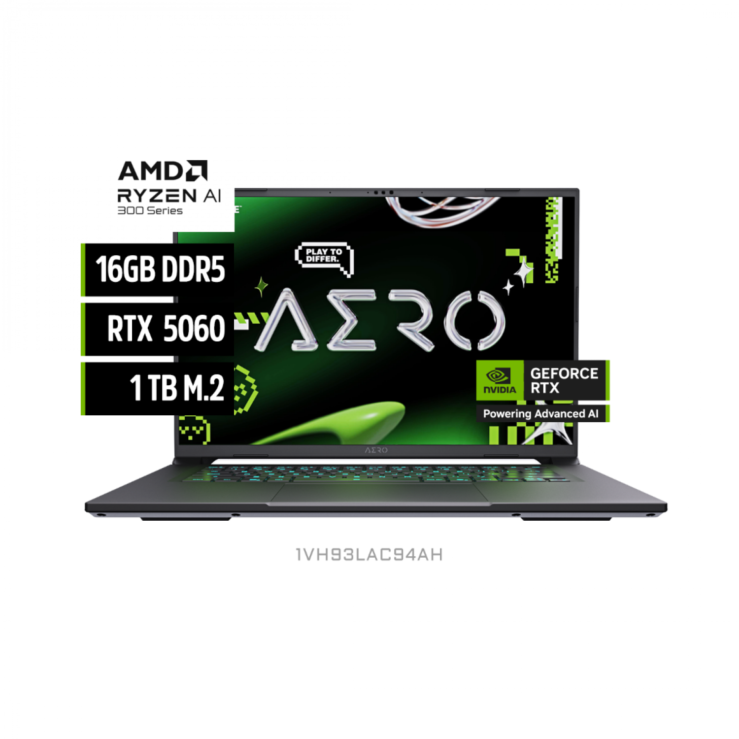GIGABYTE Notebooks GIGABYTE AERO X16 1VH93LAC94AH RYZEN AI 7 350 16 GB 1024 GB - imagen 2