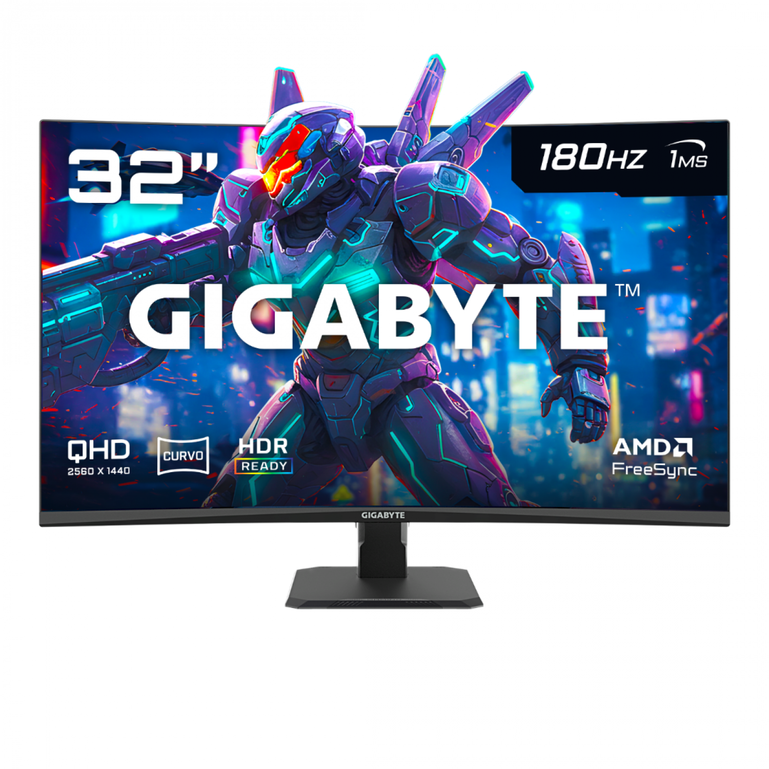 GIGABYTE Monitores GS32QCA 32 in - imagen 2