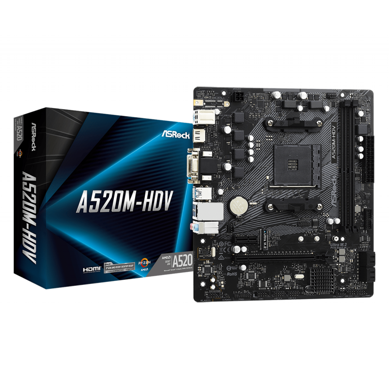 ASROCK Motherboards A520M-HDV