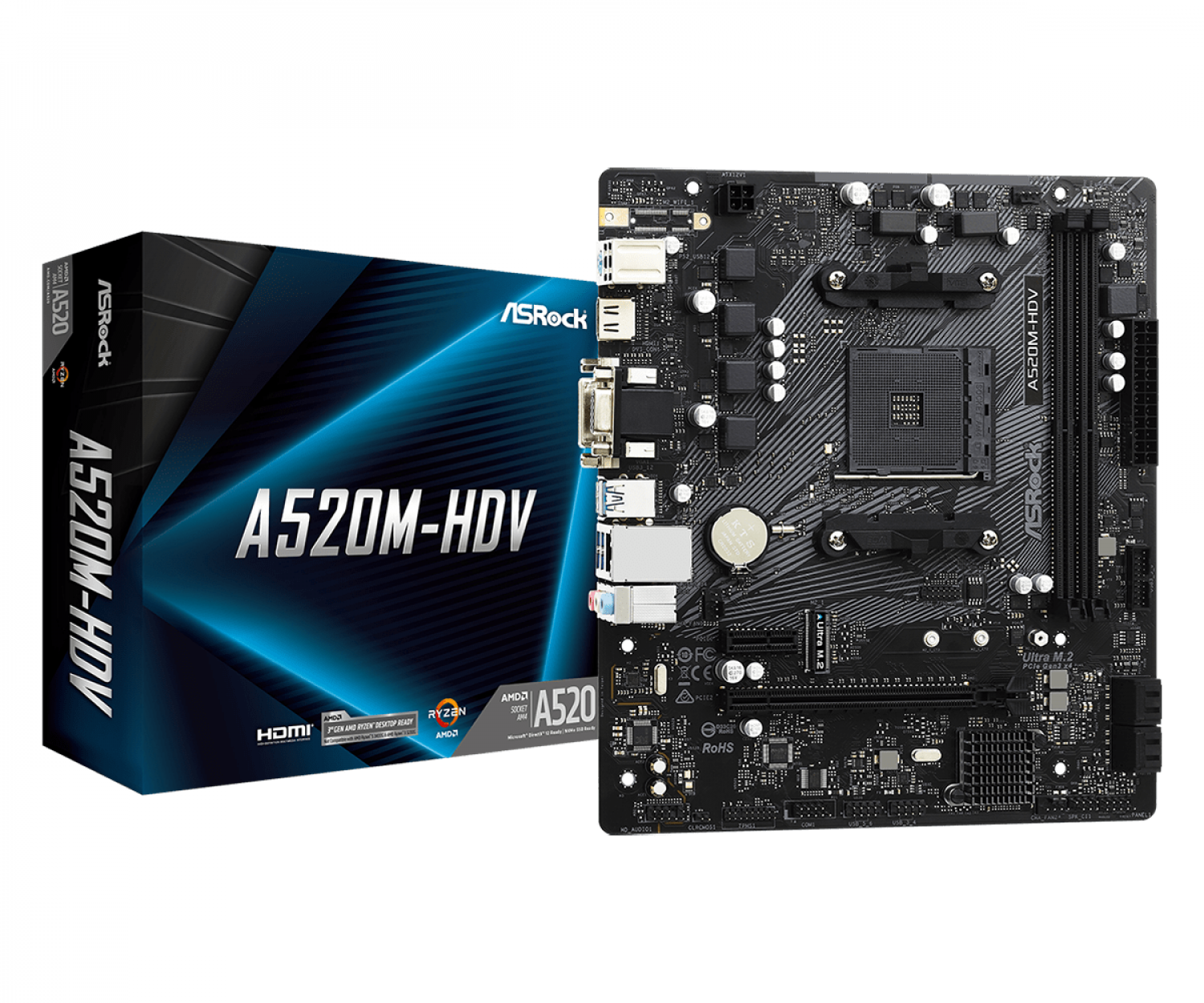 ASROCK Motherboards A520M-HDV - imagen 2