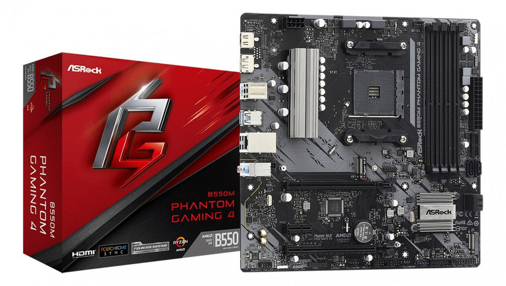 ASROCK Motherboards B550M PHANTOM GAMING 4 - imagen 2