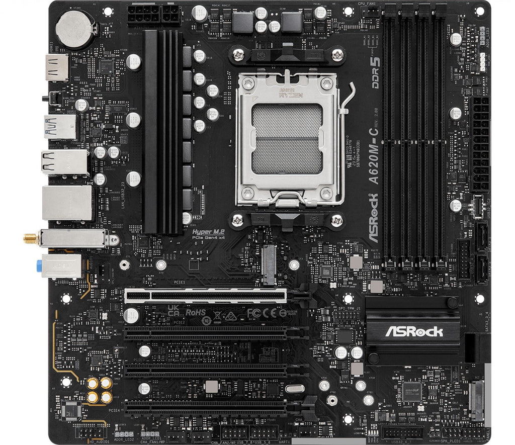 ASROCK Motherboards A620M-C R2.0 BULK - imagen 2