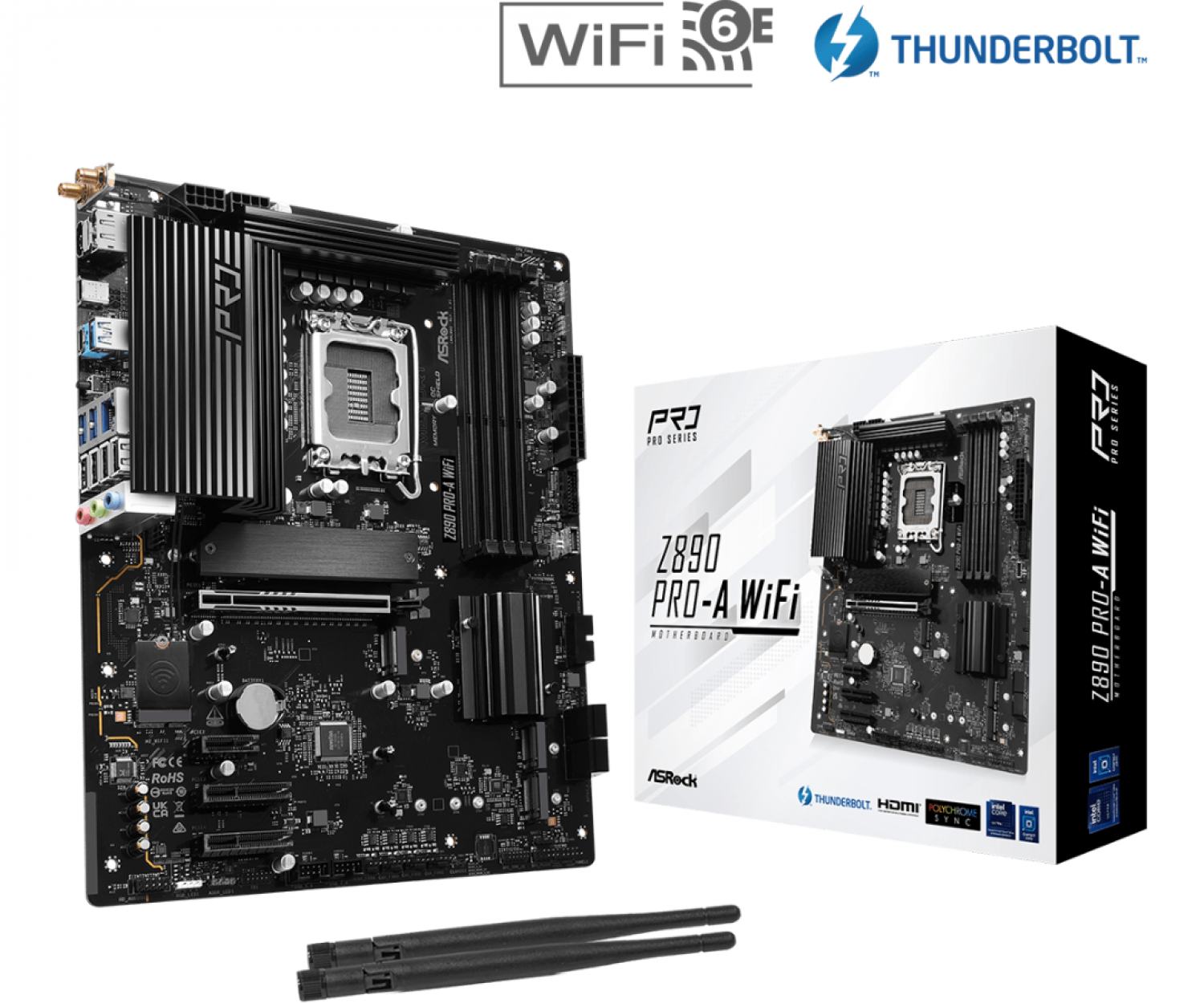 ASROCK Motherboards Z890 PRO-A WIFI - imagen 2