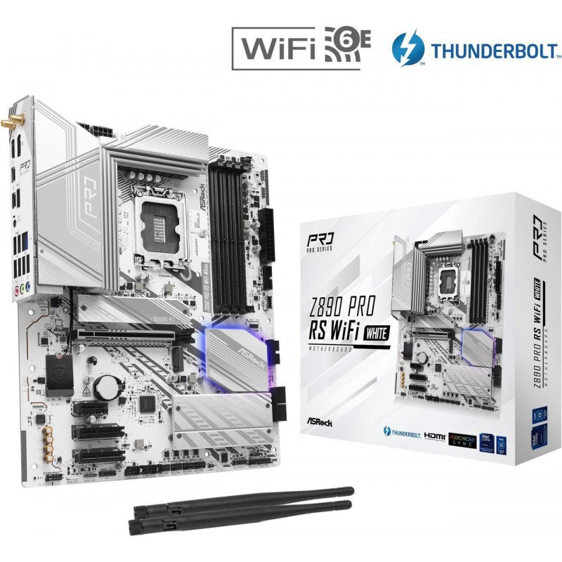 ASROCK Motherboards Z890 PRO RS WIFI WHITE