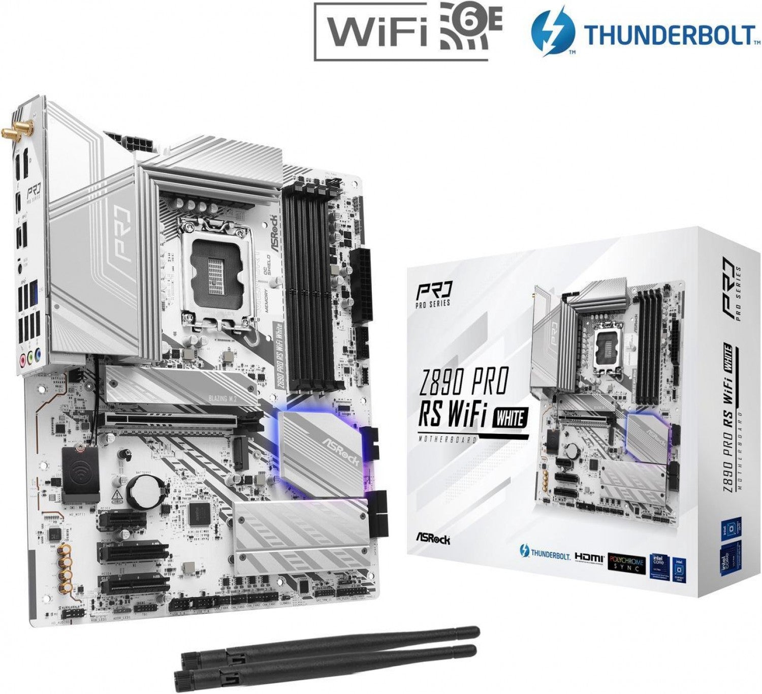 ASROCK Motherboards Z890 PRO RS WIFI WHITE - imagen 2
