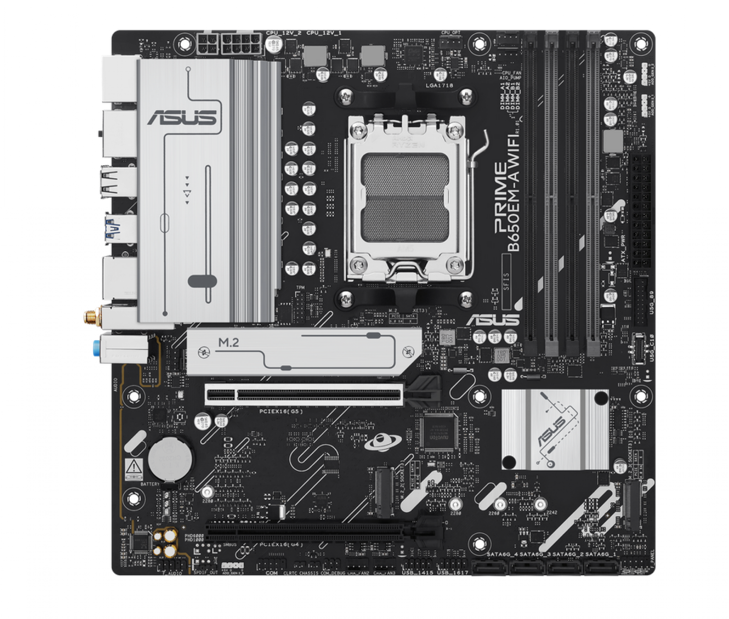 ASUS Motherboards PRIME B650EM-A WIFI - imagen 2