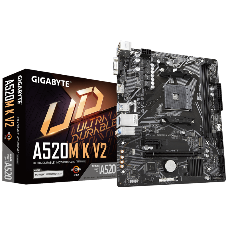 GIGABYTE Motherboards A520M K V2