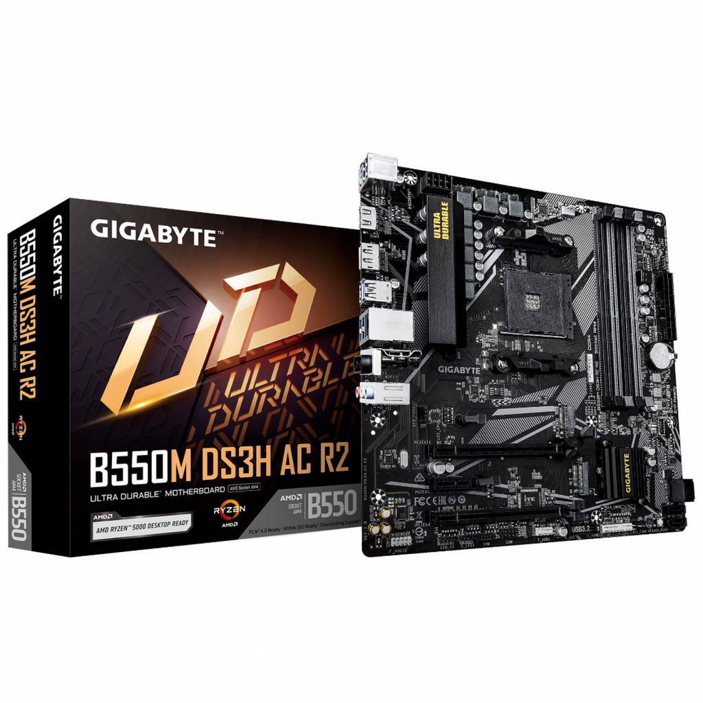 GIGABYTE Motherboards B550M DS3H AC R2 - imagen 2