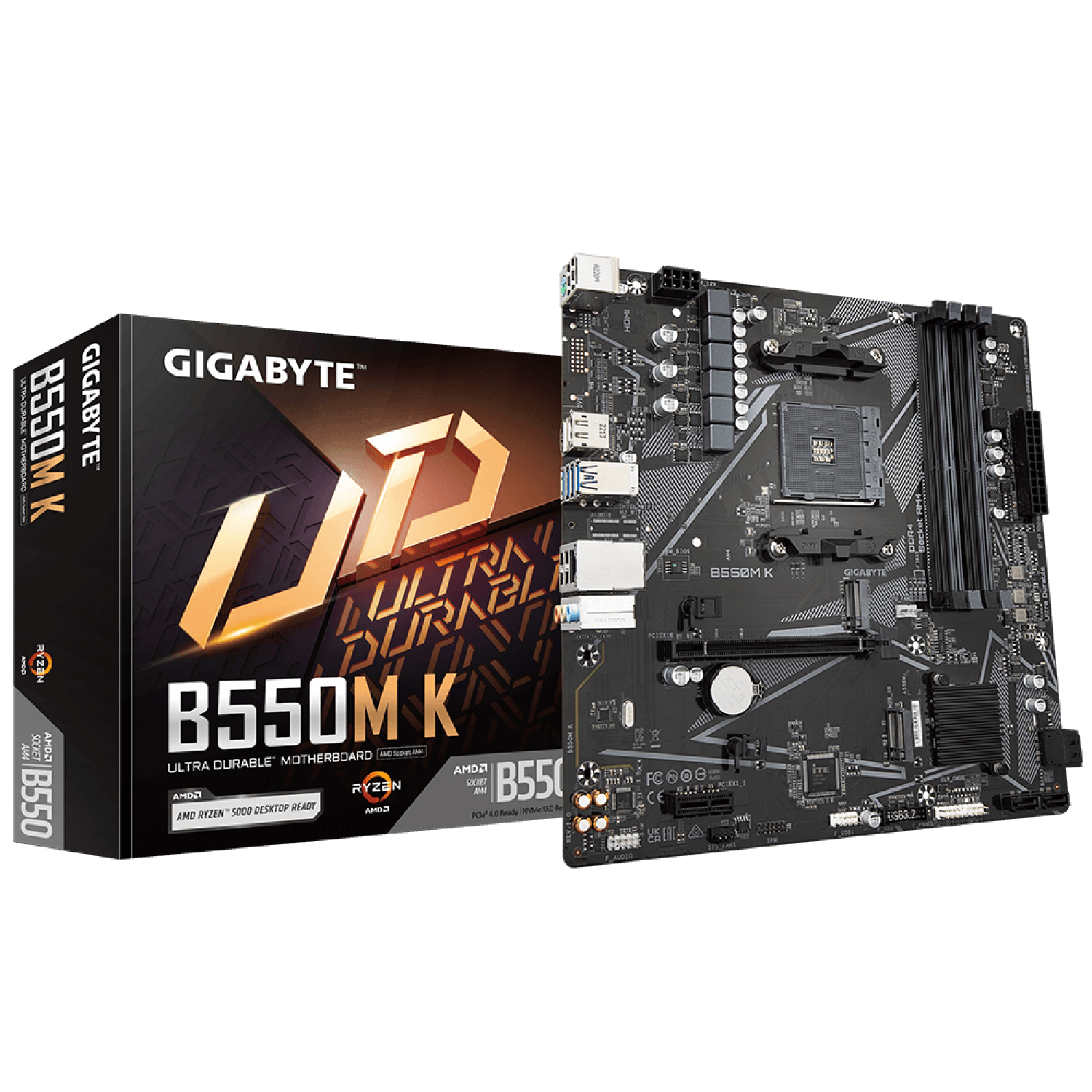 GIGABYTE Motherboards B550M K - imagen 2
