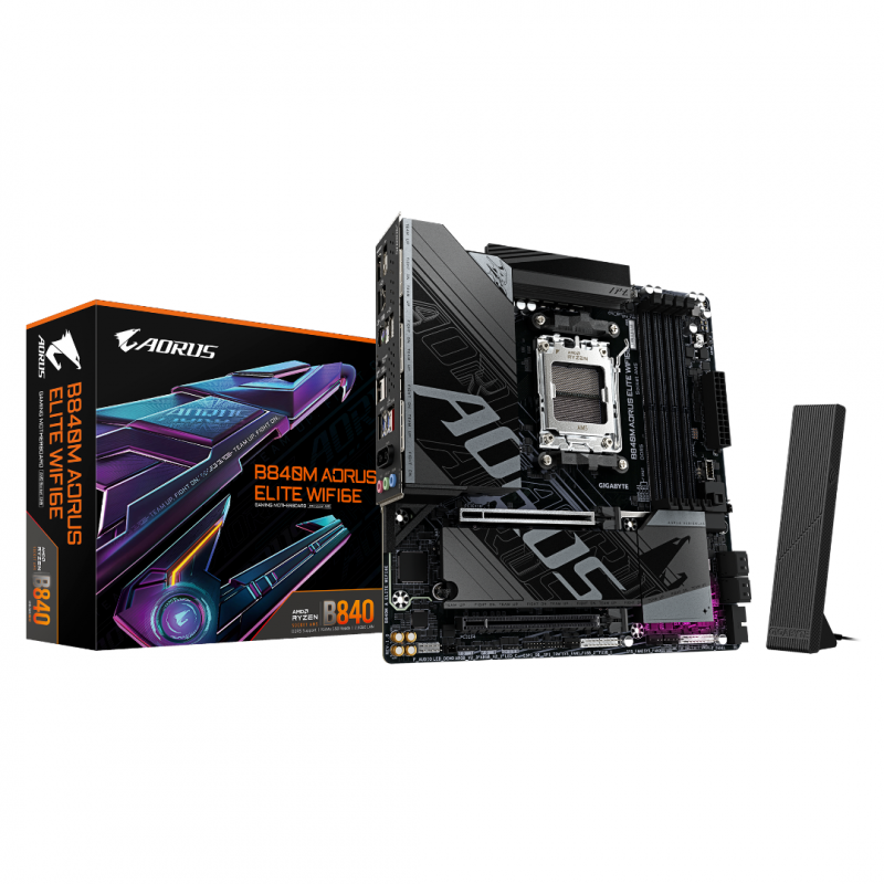 GIGABYTE Motherboards B840M A ELITE WIFI6E
