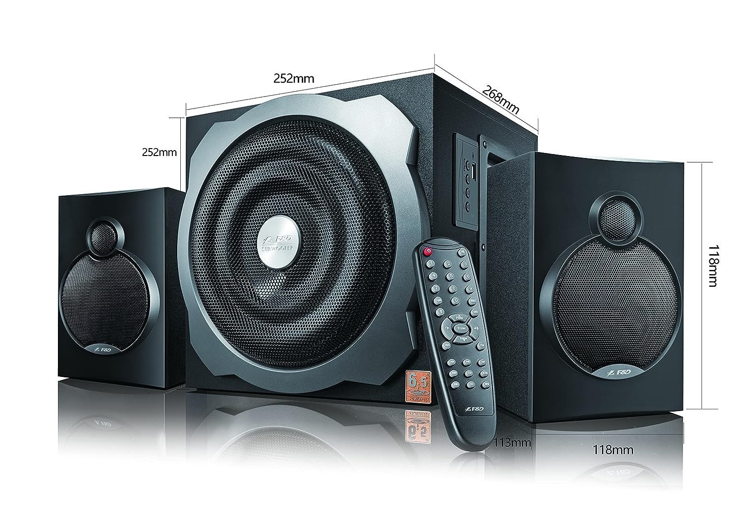 FENDA Parlantes FYD A521X BLACK - imagen 2