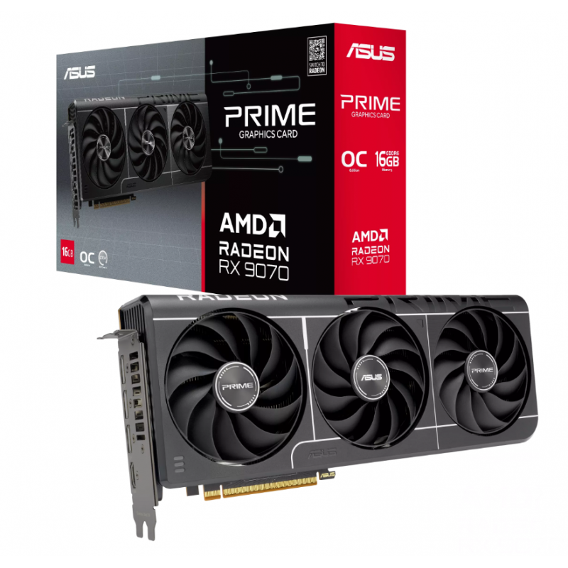 ASUS Placas de video PRIME-RX9070-O16G-EVO 16 GB