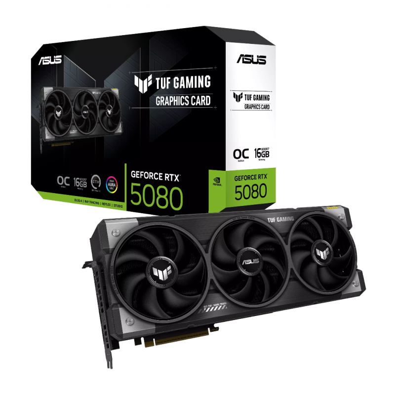 ASUS Placas de video TUF-RTX5080-O16G-GAMING 16 GB
