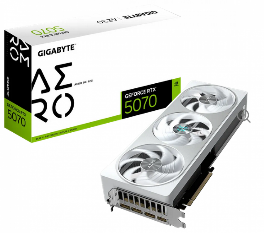 PLACA DE VIDEO GIGABYTE RTX 5070 AERO OC 12GB - imagen 2