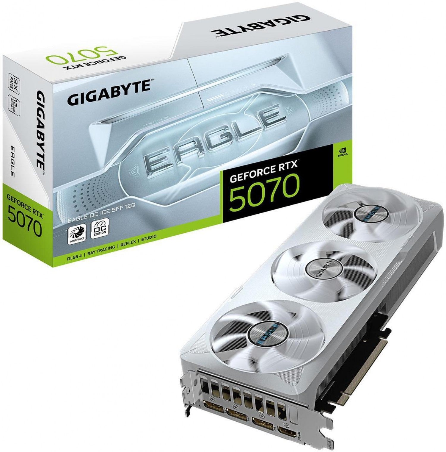 GIGABYTE Placas de video GV-N5070EAGLEOC ICE 12GD 12 GB - imagen 2