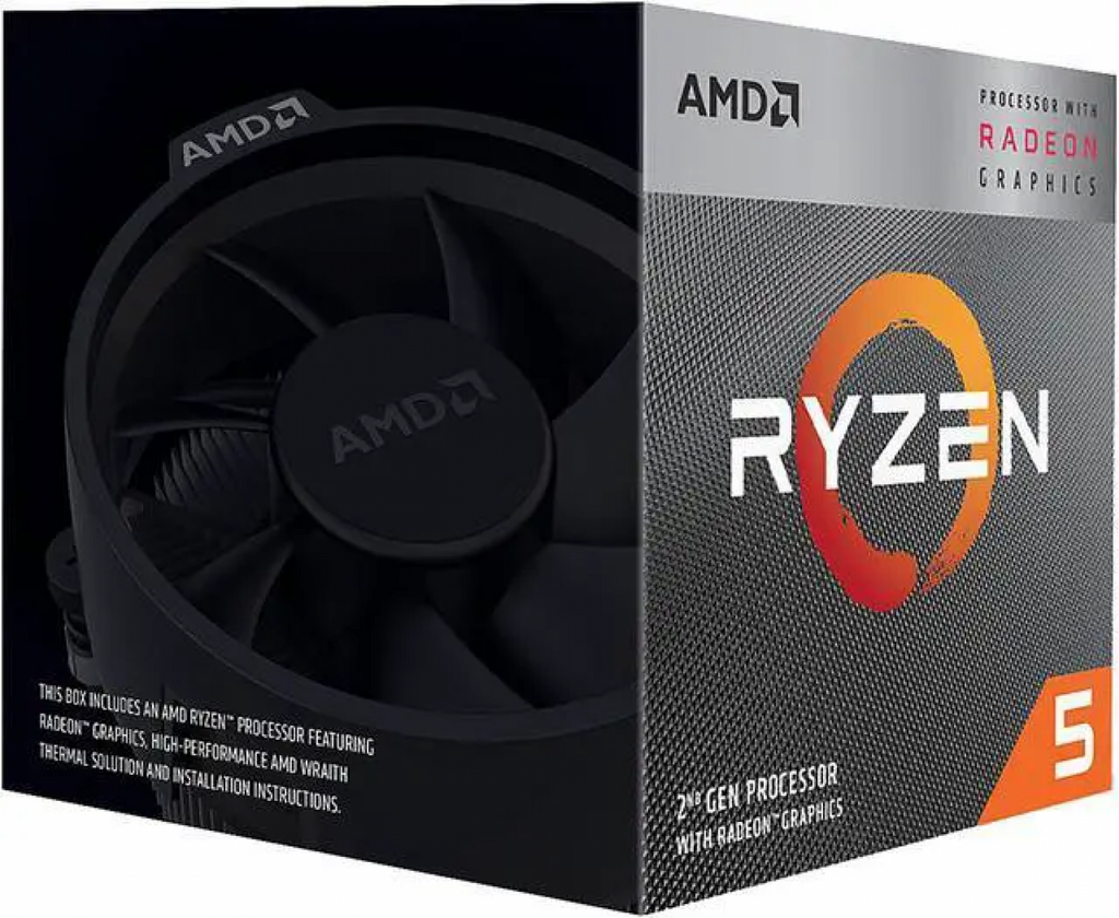 AMD Procesadores YD3400C5FHSBX RYZEN 5 3400G AM4 - imagen 2