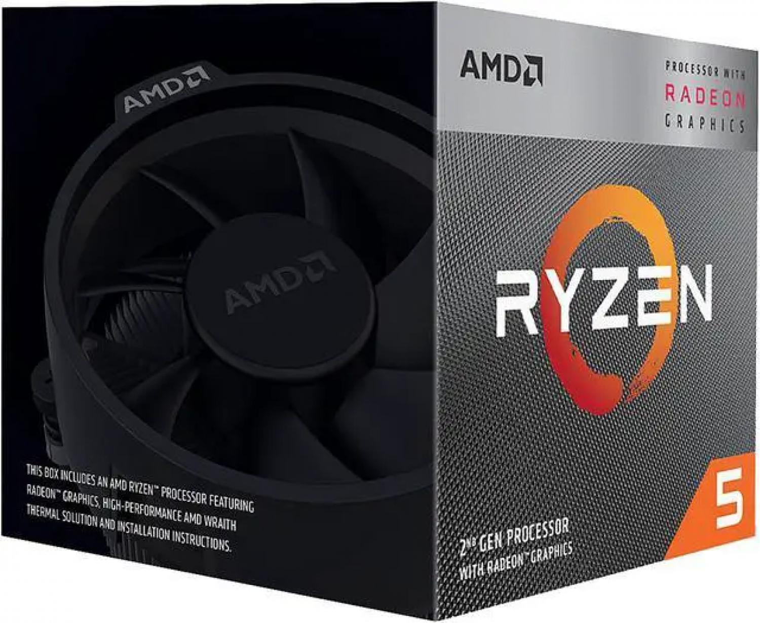 AMD Procesadores YD3400C5FHSBX RYZEN 5 3400G AM4 - imagen 2