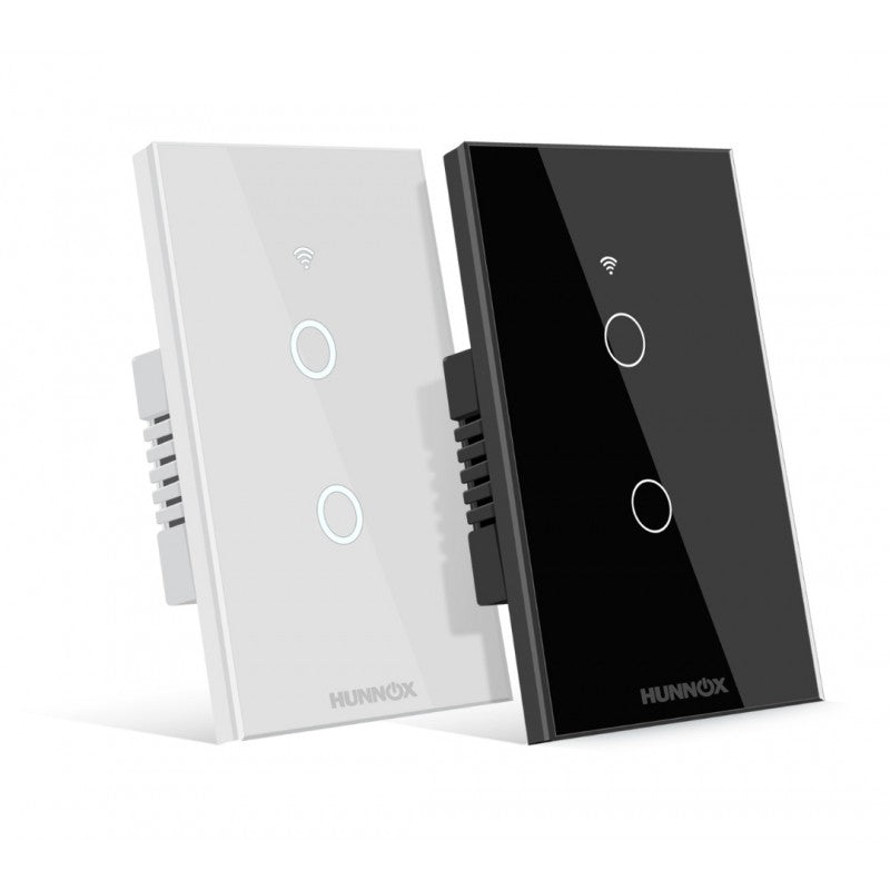 HUNNOX Casa inteligente DM-TL2WF-BLA