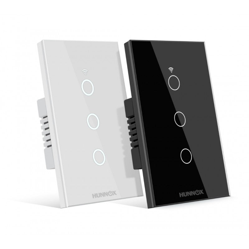 HUNNOX Casa inteligente DM-TL3WF-BLA