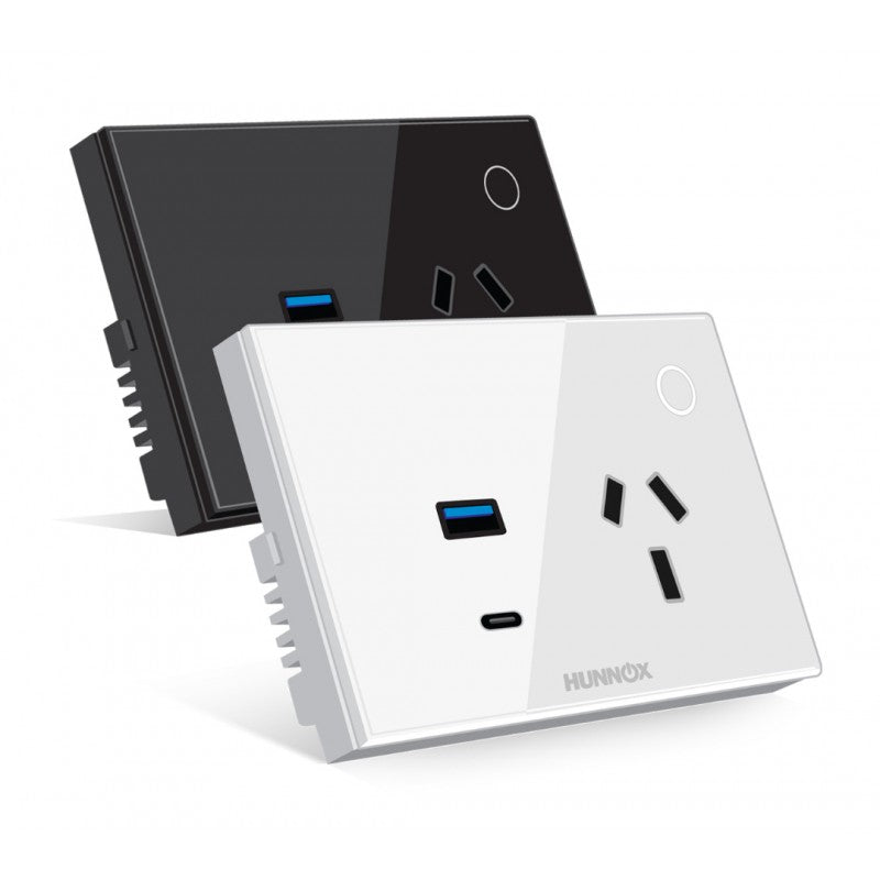 HUNNOX Casa inteligente DM-TCUSBAC30WF-NEG