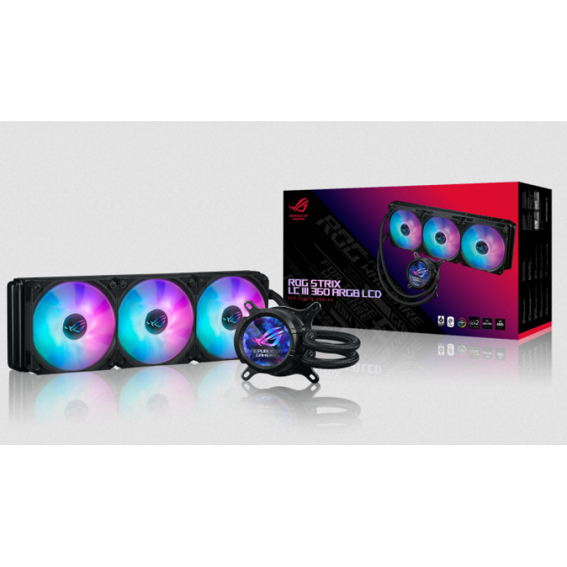 ASUS Refrigeracion ROG STRIX LC III 360 ARGB LCD