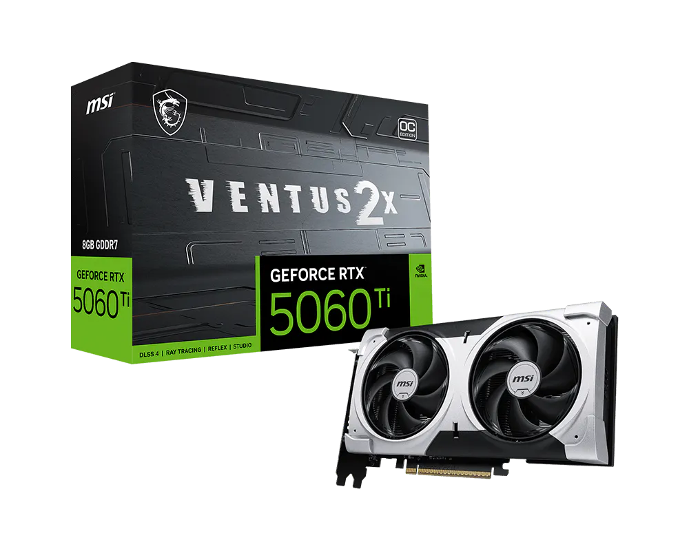 VGA MSI GeForce RTX 5060 Ti 8G VENTUS 2X OC PLUS (8868)