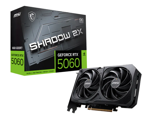 MSI GEFORCE RTX 5060 SHADOW 2X 8G OC