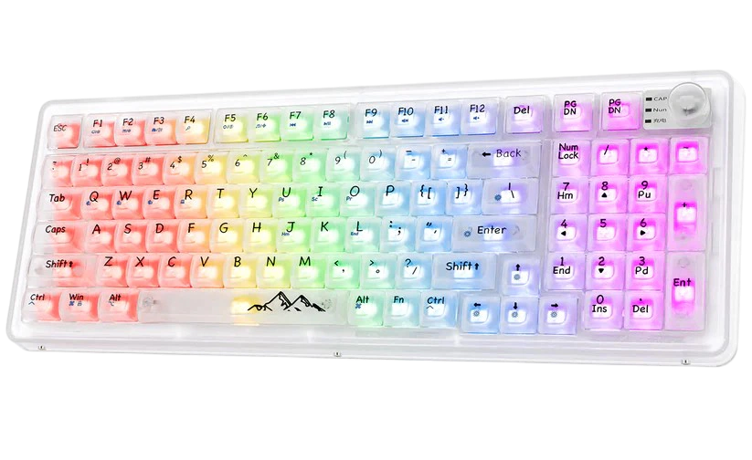 Teclado Eweadn V99s Transparente - imagen 4