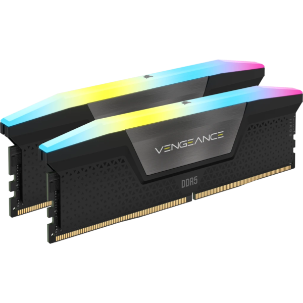 Memoria DDR5 Corsair 32Gb (2x16Gb) 6400 MHz Vengeance RGB Black CL40 (6073)