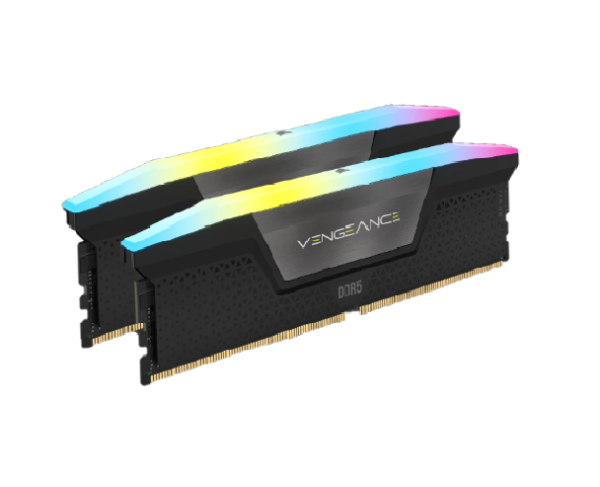 Memoria DDR5 Corsair 32Gb (2x16Gb) 6200 MHz Vengeance RGB Black CL36 (4700)