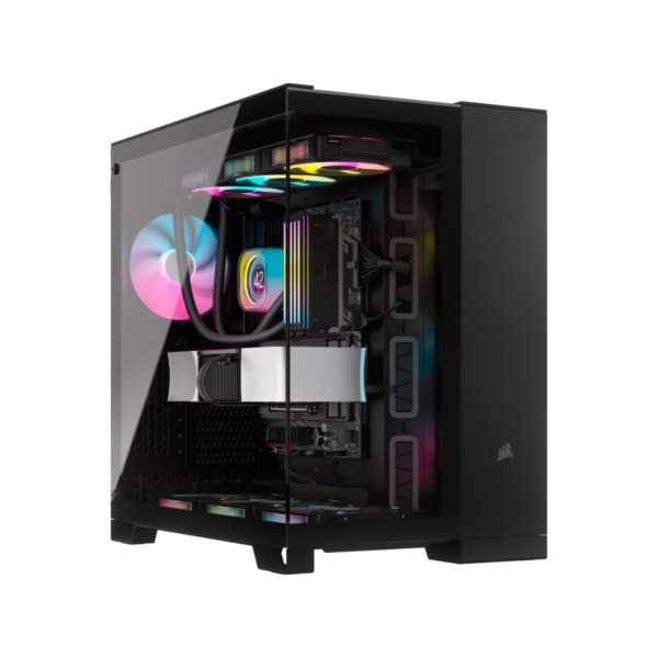 Gabinete Corsair 6500X Mid-Tower TG iCUE RGB Fan x3 Black (5242)