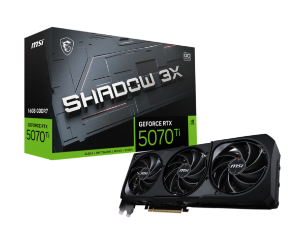 VGA MSI GeForce RTX 5070 Ti SHADOW 3X OC 16G
