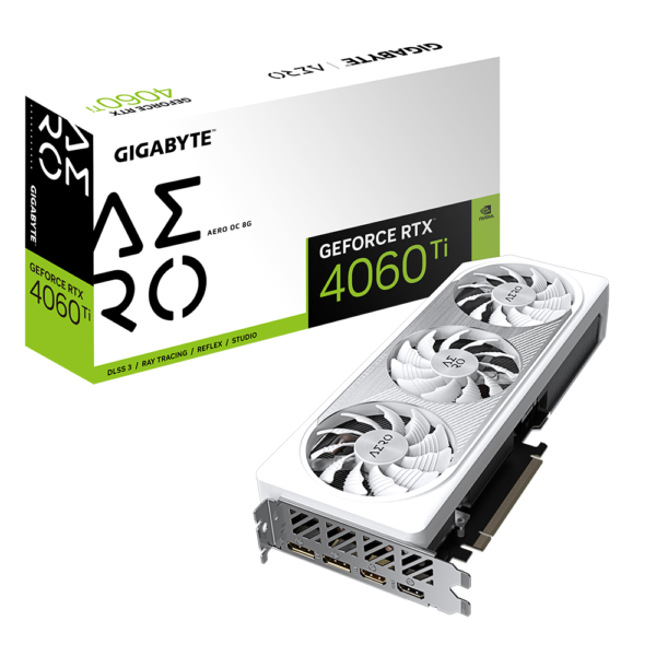 VGA Gigabyte GeForce RTX 4060 Ti AERO OC 8G White (3449)