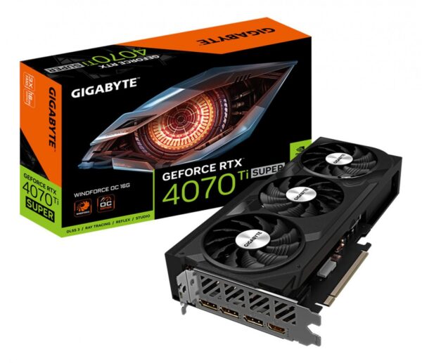 PLACA DE VIDEO GIGABYTE RTX 4070TI SUPER WF3 OC 16GB
