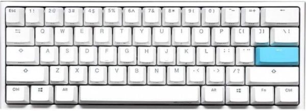 TECLADO GAMER DUCKY ONE 2 MINI WHITE SESALWWT1
